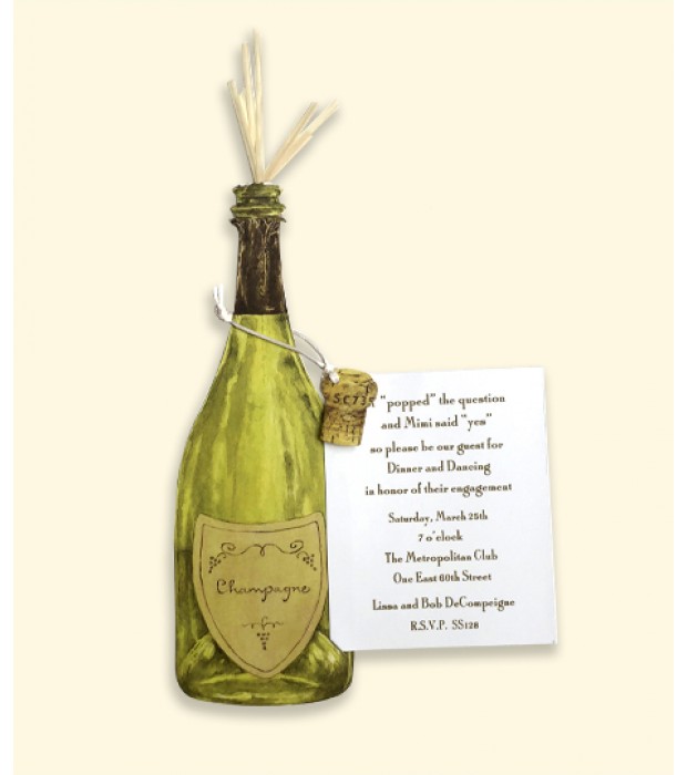 Champagne Bottle with Cork